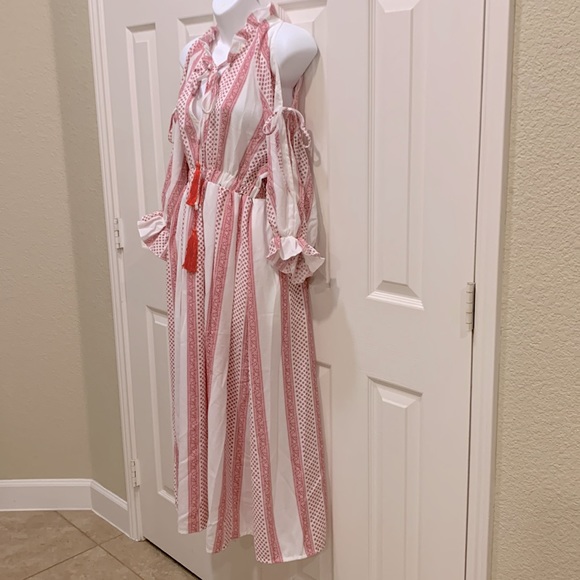 Red/White Vertical Striped Dress ❤️New Listing❤️ - Picture 8 of 10